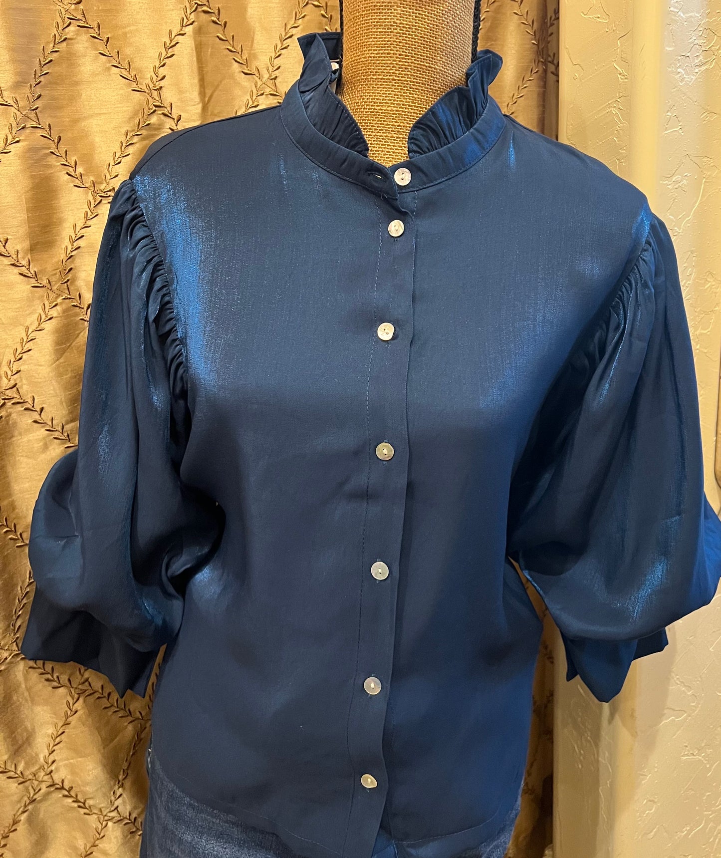 Navy Blouse