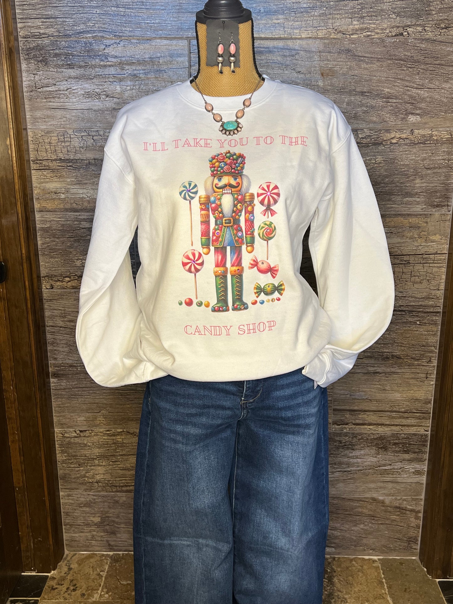 Candy Shop Christmas Sweatshirt