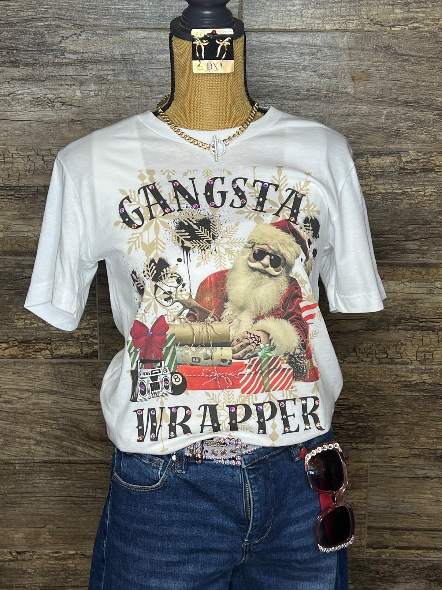 Gangster Wrapper Xmas TShirt