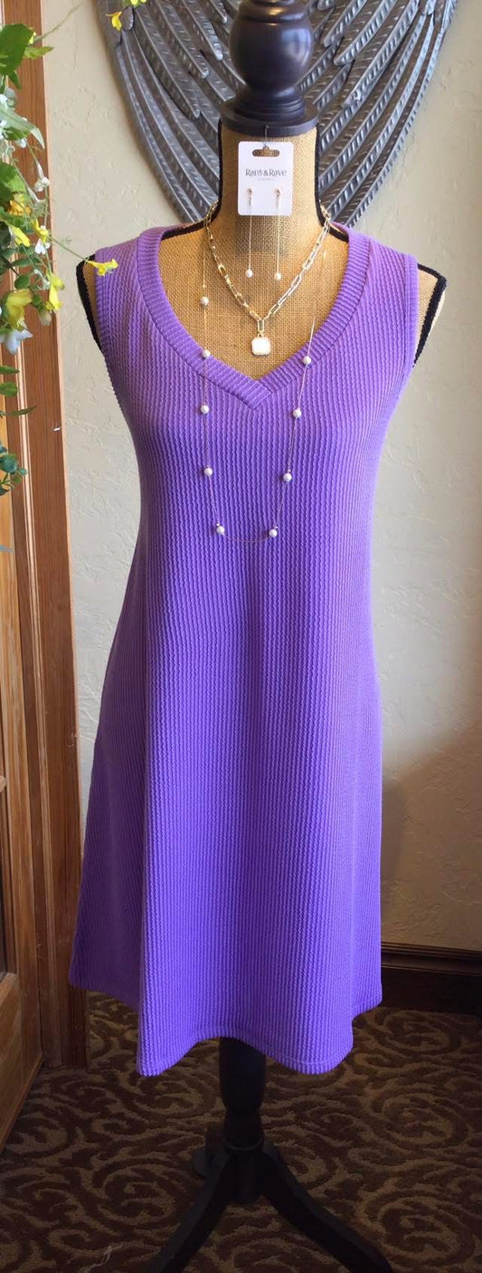 Purple T Shirt Dress