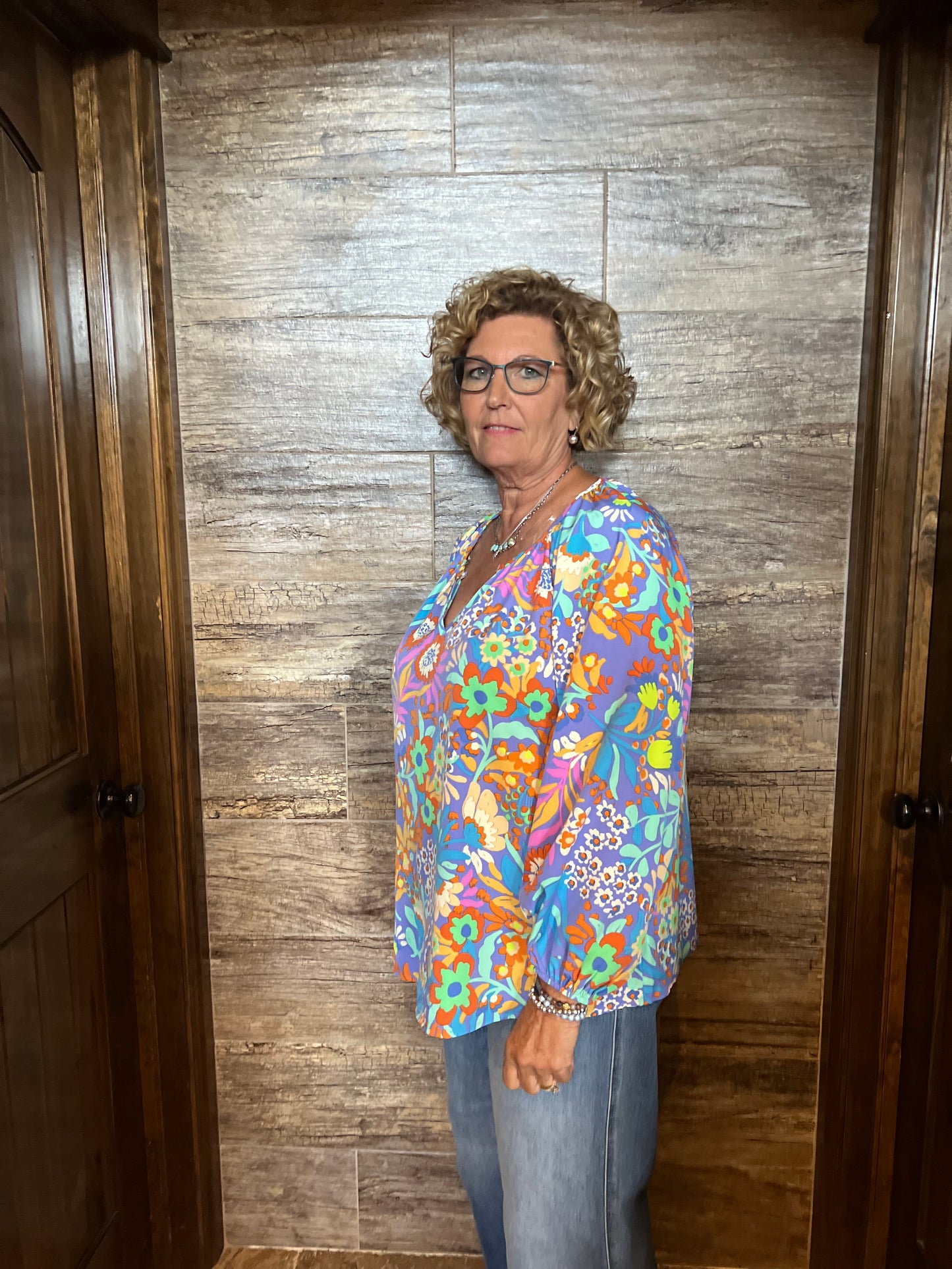 Plus Size Periwinkle Emily Wonder Top