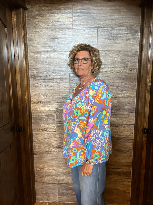 Plus Size Periwinkle Emily Wonder Top